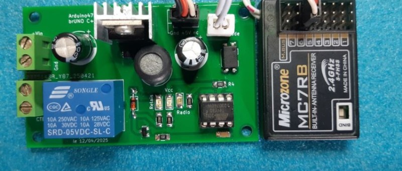 Securing an RC motor in case of radio loss.