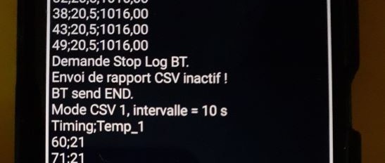 CSV Data Logging via Bluetooth HC-05 