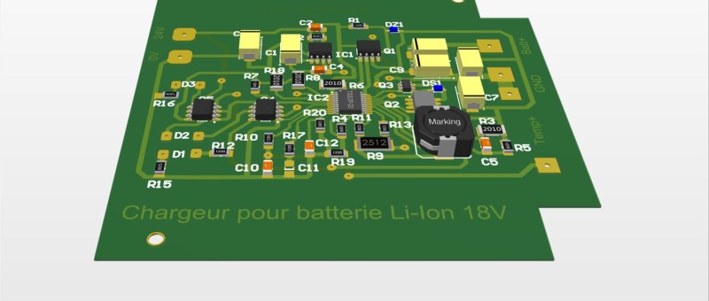 Universal charger for 3.6V to 22V @ 4A Li-Ion batteries
