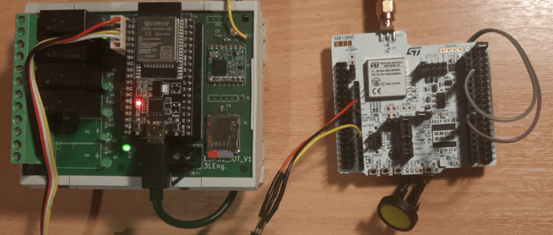 Temperature monitoring and control using LORA, STM32WL55JC1 and ESP32.