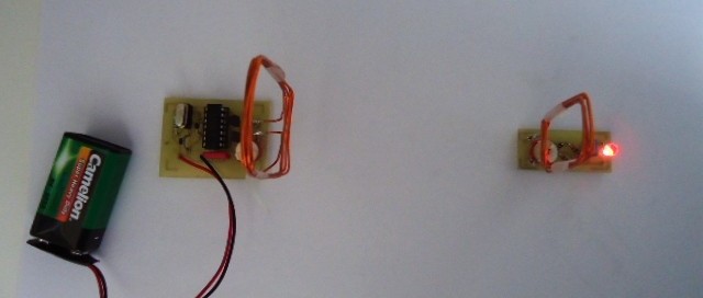 Draadloze Energie Overdracht experimenteer kitje.