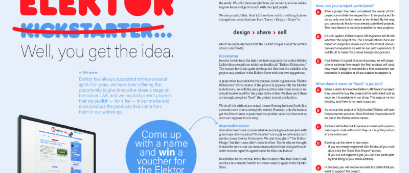 Elektor Kickstarter