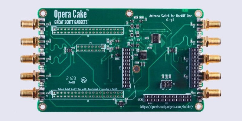 The Opera Cake Stackable Antenna and Filter Switch for The Opera Cake Stackable Antenna and Filter Switch for
