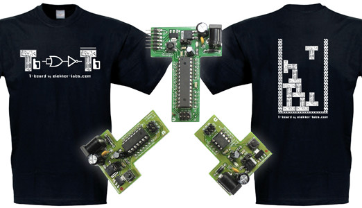 Placas Elektor T-Board e T-Shirts Exclusivas Agora Disponíveis