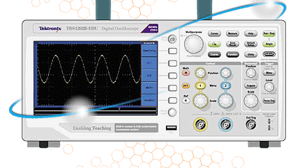 Tektronix scope now an interactive teaching tool 