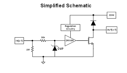 Efficient NMOS Driver Array 