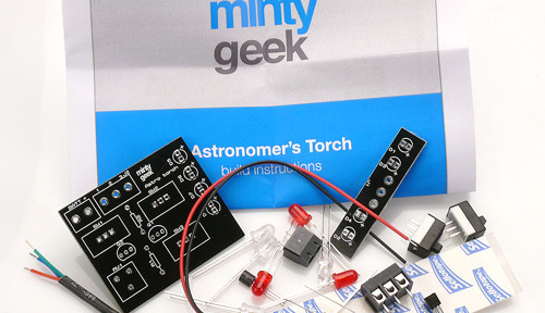 Elektor OUTLET hit by Minty Geeks Astro Torch and Electronic 101 Kit