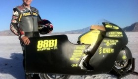 Electric motorcycle breaks 200 mph barrier
