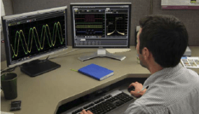 PC Software analyzes Oscilloscope Data
