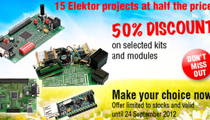 Out with a Bang: 15 Elektor Projects at Half the Price!