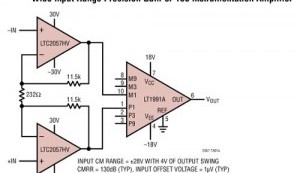 Zero Drift, Self Calibrating Instrumentation Amp