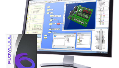 Flowcode V6 For PIC, ARM, AVR And DsPIC Now Available From Elektor.