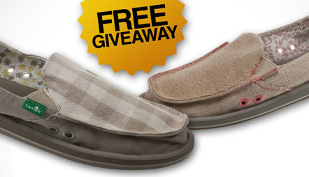 Free Giveaway: Sanük sandals!
