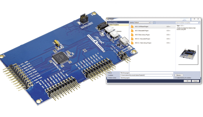 Atmel SAMD20 XPlained board and software