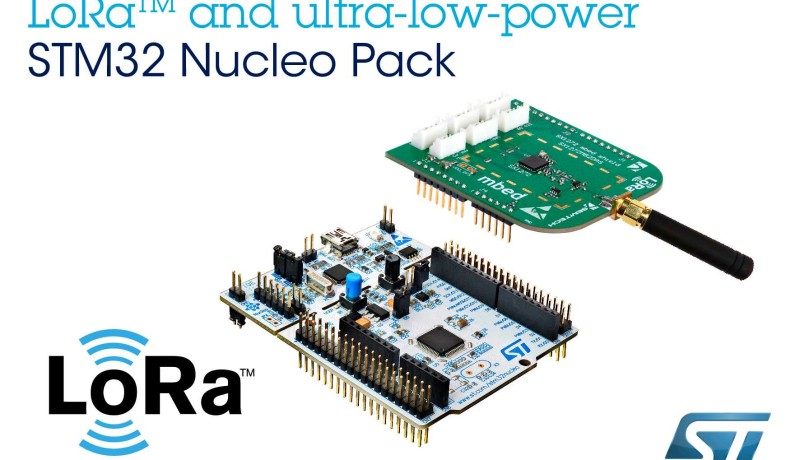 Priced at just $40, the P-NUCLEO-LRWAN1 kit combines the ultra-low-power STM32L073 Nucleo (NUCLEO-L073RZ) microcontroller board with an RF expansion board based on the proven SX1272 LoRa transceiver from Semtech (I-NUCLEO-SX1272D). 