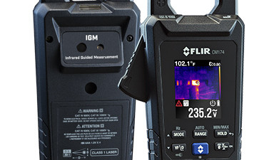 New clamp-on ammeter has integrated infrared camera