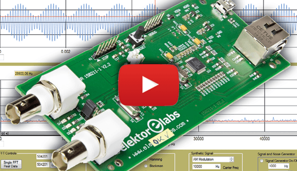 Oscilloscope, spectrum analyzer and signal generator in one