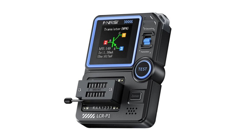 The Fnirsi LCR-P1 Transistor Tester, a Surprising Device (Review)