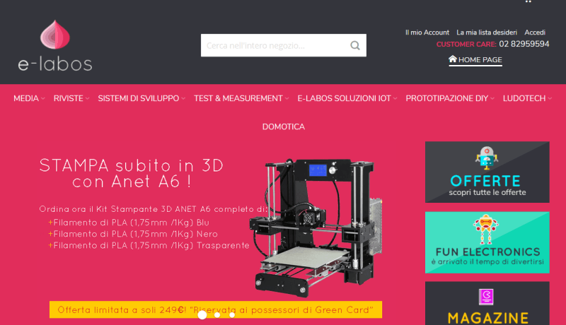 Benvenuta! “e-labos”, Elektor’s new Italian website!