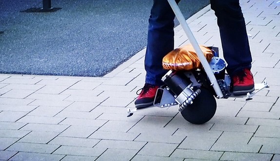 Self-balancing 360-degrees scooter.Source: Gizmodo