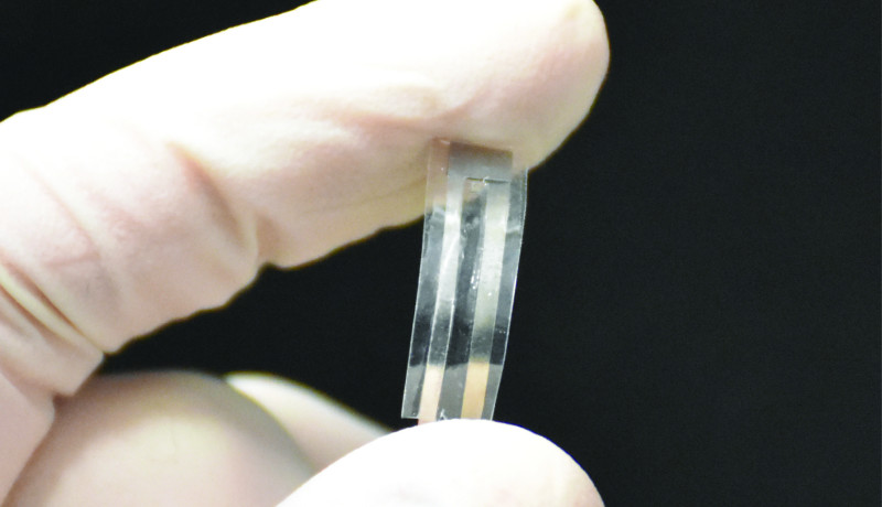 Biodegradable pressure sensor dissolves when the job is done