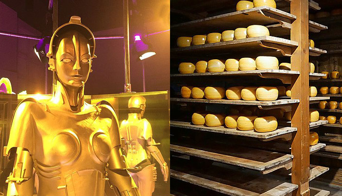 Gouda & Metropolis robots. source: composed by Helge Klaus Rieder (CC 1.) / Matt Brown (CC 2.0) from Wikimedia.