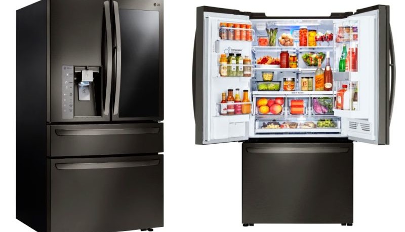 LG Instaview smart fridge @ CES 2017