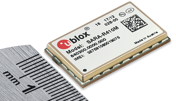 The industry’s smallest module available in the market today (16 x 26 mm), offering both LTE Cat M1 and Cat NB1 in a single hardware package.