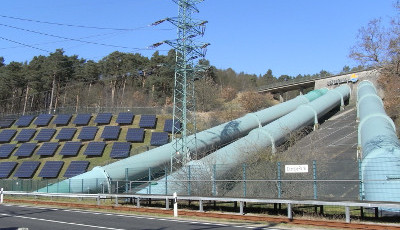 Pumped-storage hydroelectricity. Geesthacht, Germany