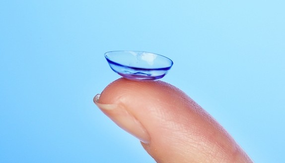 Polymer film coating turns contact lenses into computer screens