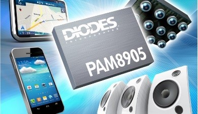 PAM8905 audio amp