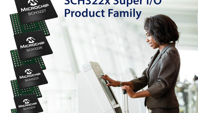 New SCH322X I/O-controllers from Microchip