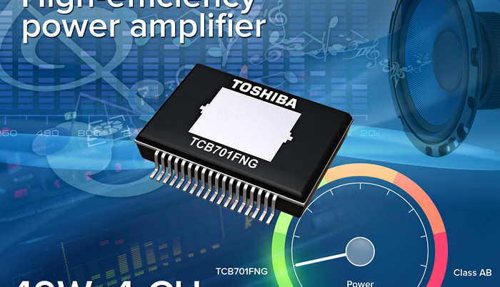 4-channel class AB amp from Toshiba