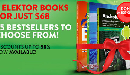 Only two weeks left to save up to 58% on Elektor books