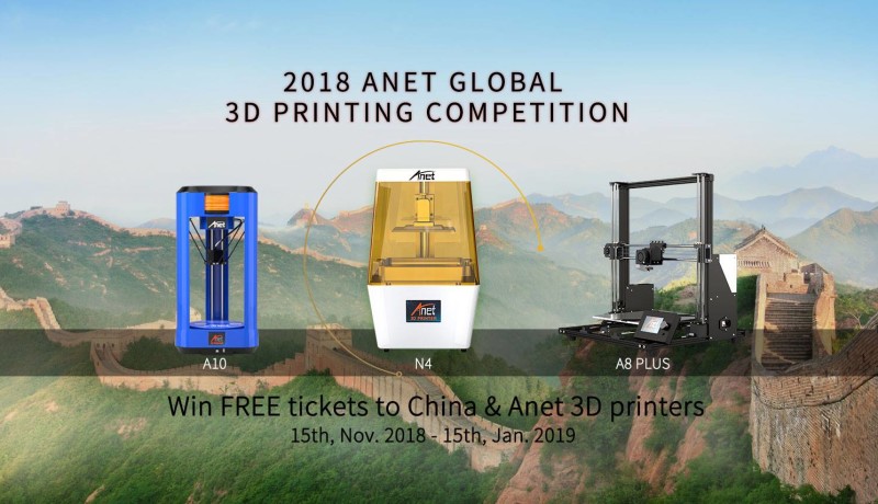 Såvel tidsplan grit Win a trip to China in the Anet 3D Printing Competition | Elektor Magazine