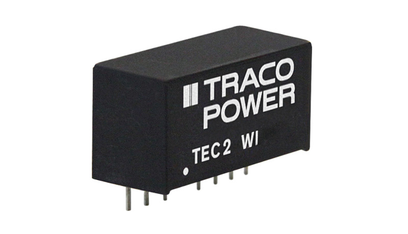Distrelec adds Traco Power’s TEC 2 and 3 (WI) Series next-generation 2 and 3 Watt SIP-8 DC/DC converters to web shop