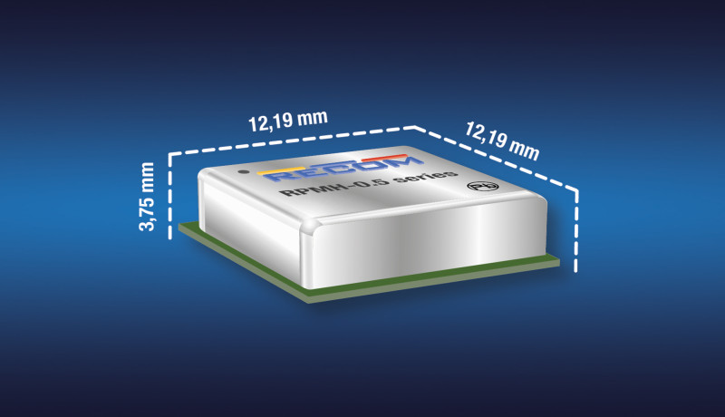 First-of-its-kind, non-isolated DC/DC from Recom at Rutronik