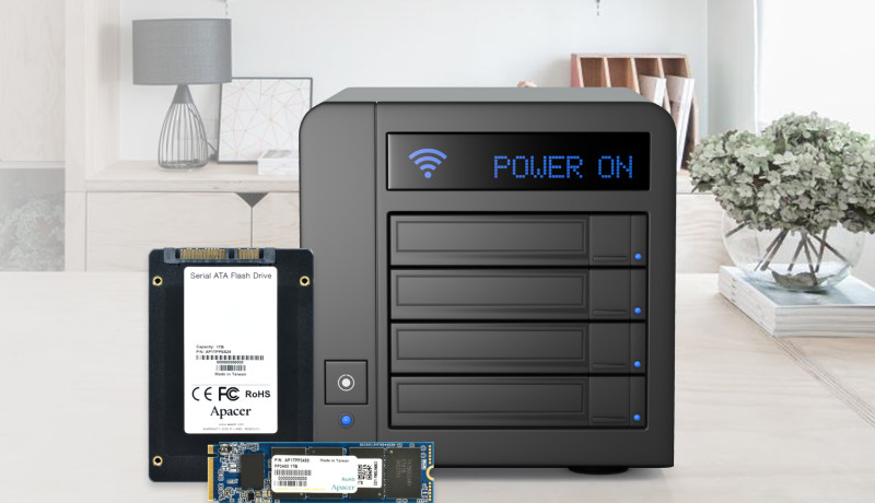Apacer NAS SSDs are ideal for SMB and home-use NAS systems