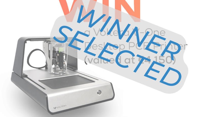 Voltera PCB Printer Giveaway! And the Winner Is...