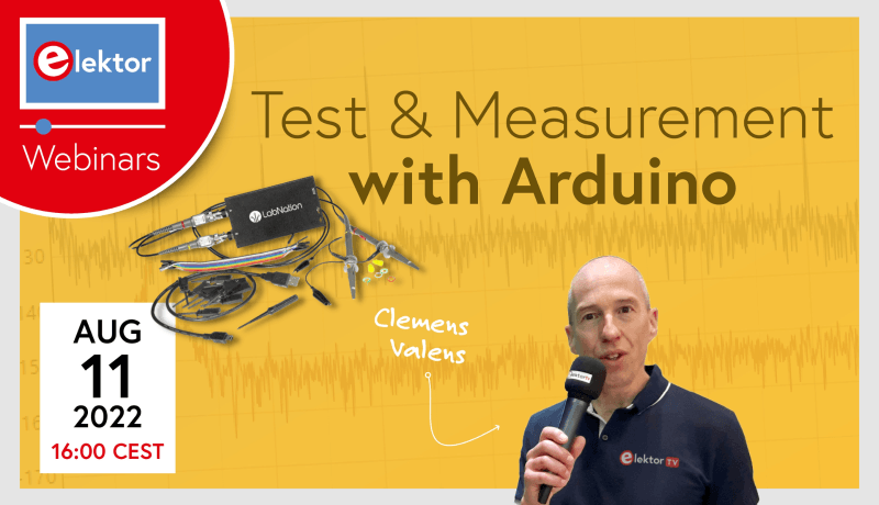 Upcoming Webinar: Test & Measurement with Arduino
