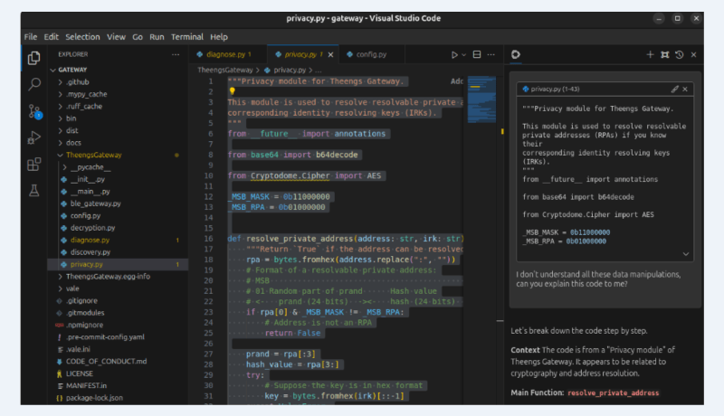 An AI Code Assistant for Rapid Development