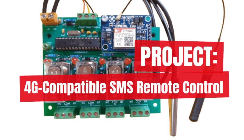 4G-Compatible SMS Remote Control: Remotely Control Your Equipment