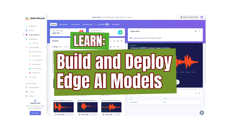 Meet Edge Impulse Studio: Easily Build and Deploy Edge AI Models