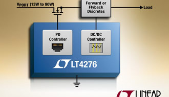 The LT4276 is available in a 28-lead 4 x 5mm package