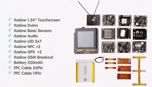 The RePhone Core board and Add-ons