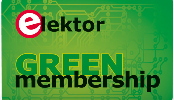 Sign up for the Elektor E-zine and have a chance of winning a free GREEN Membership!