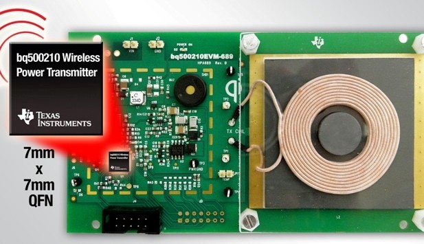 Single-Chip-Sender zur drahtlosen Stromübertragung