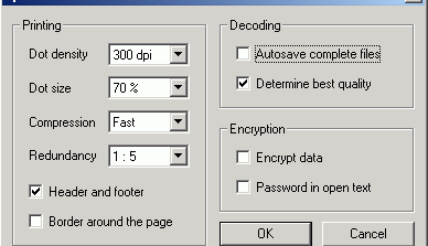 Software speichert Daten auf Papier