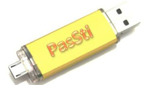 PasSti: USB-Stick für Daten und Passwörter