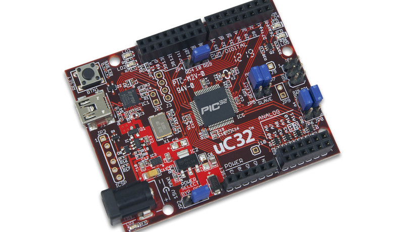 Arduino-kompatible chipKIT-uC32-Entwicklungsplattform mit Wi-Fi Shield